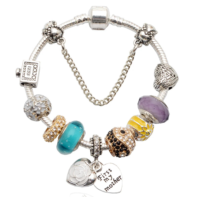 Cherry Blossoms Charm Bracelets