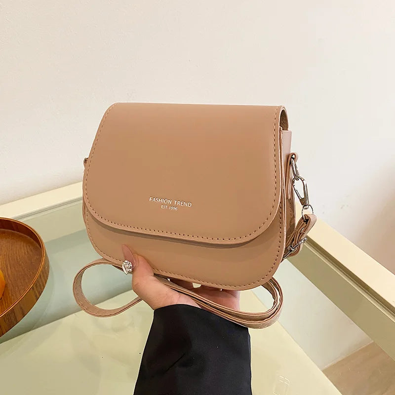 Synthetic Leather Crossbody Bag