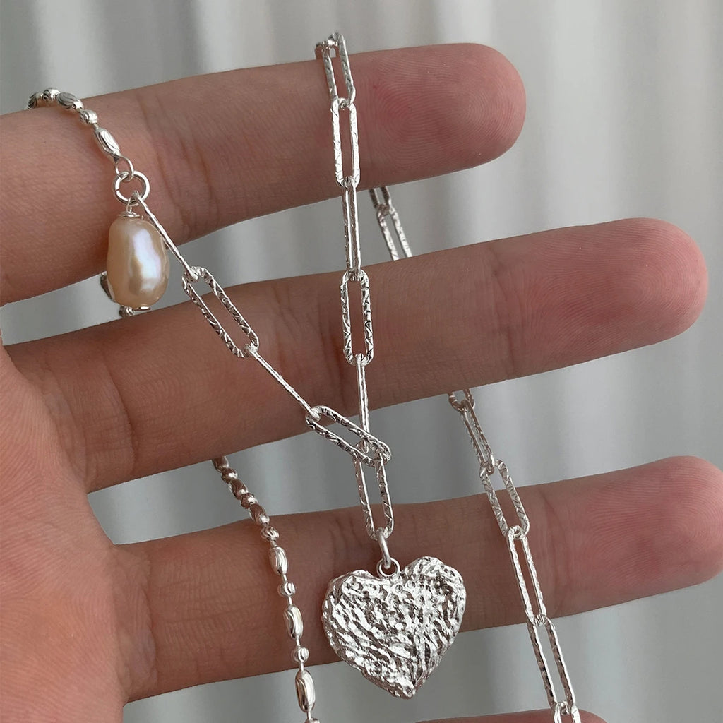 Pearl Simple Elegant Pendant Necklace