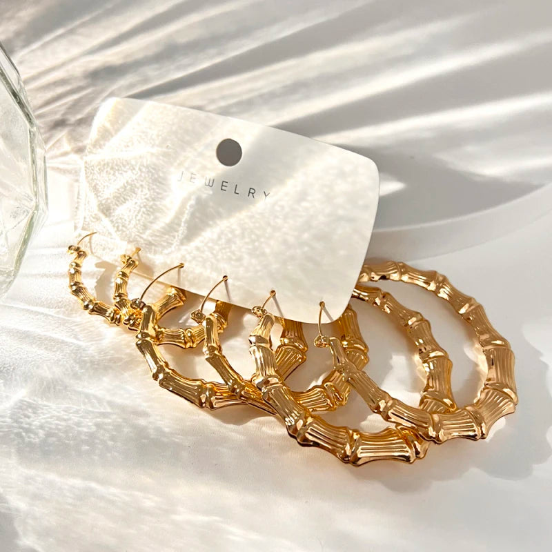 Round Circle Earrings