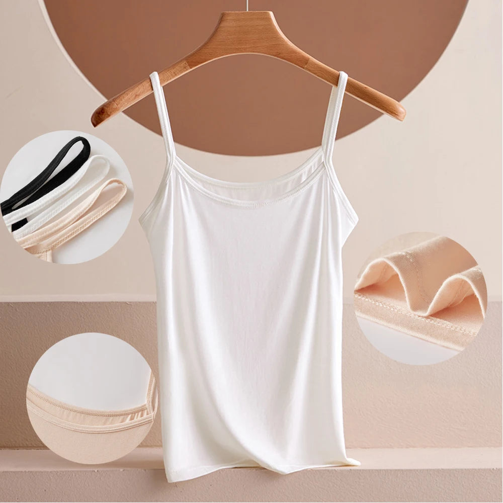 Camisoles Plain Sleeveless Tank Top