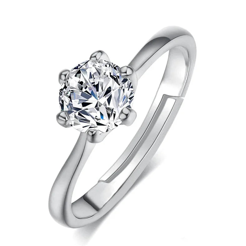 Adjustable Solitaire Rings