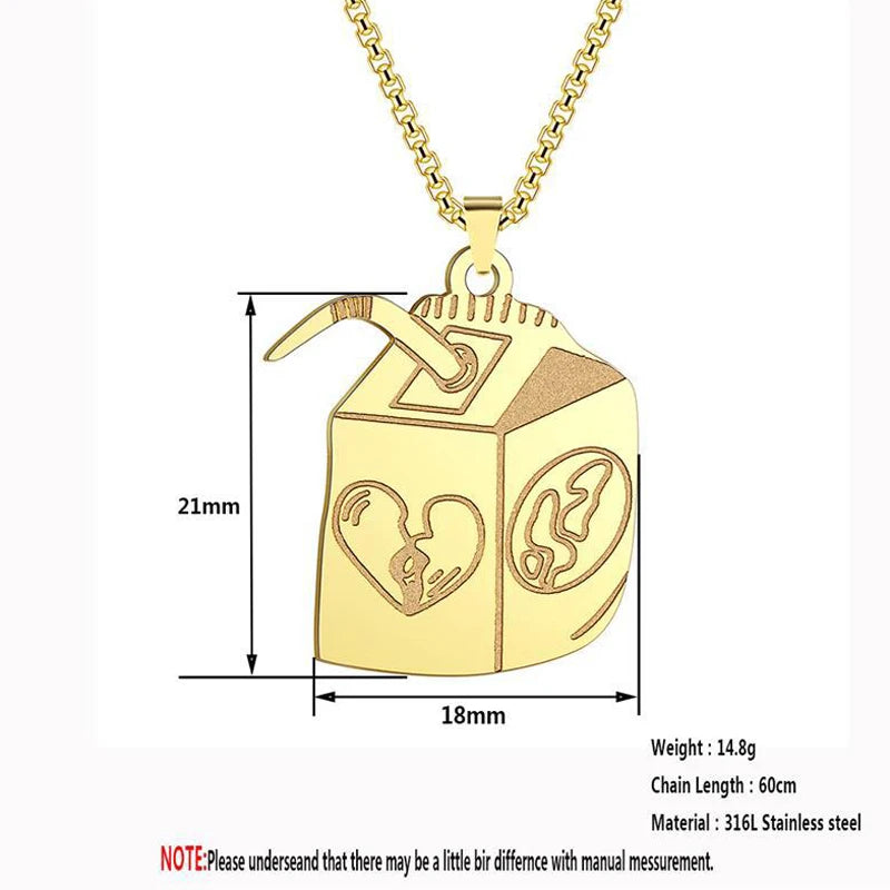 Stainless Steel Poison Tree Juice Necklace