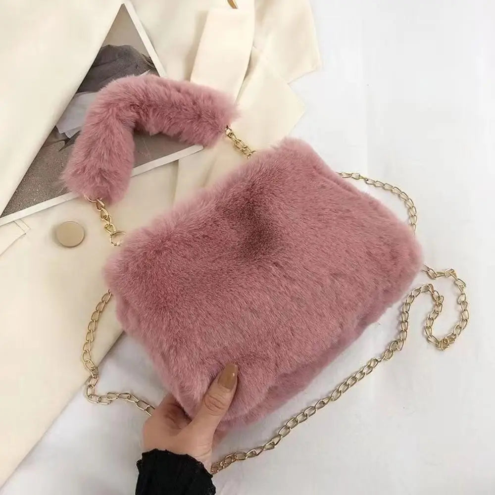 Soft Plush Hand Bag