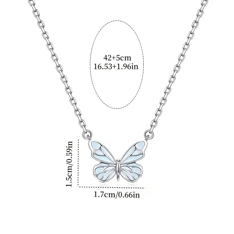 Butterfly lamp Necklace
