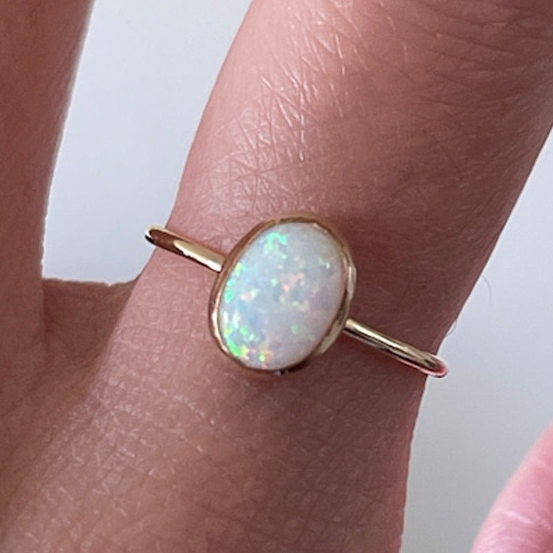 Gold Opal Ring